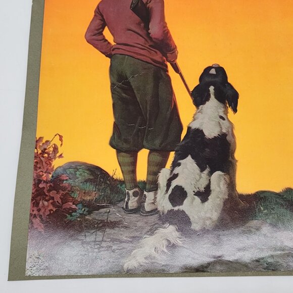 Days End Print Child with Dog Picture 11"x17" by Frederic Stanley - Picture 4 of 11